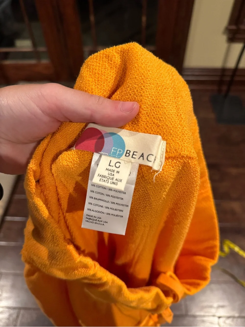 NWOT Free People Beach Orange Essential Gaucho Pants